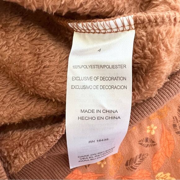 NEW Kensie Girl Fall Autumn Set Sweatshirt, leggings, headband Girls SIZE 4 - Picture 5 of 6